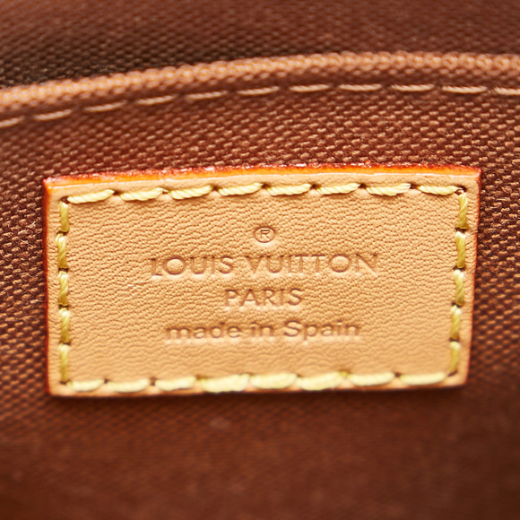 LOUIS VUITTON Monogram Petit Sac Plat Satchel - Picture 6 of 9